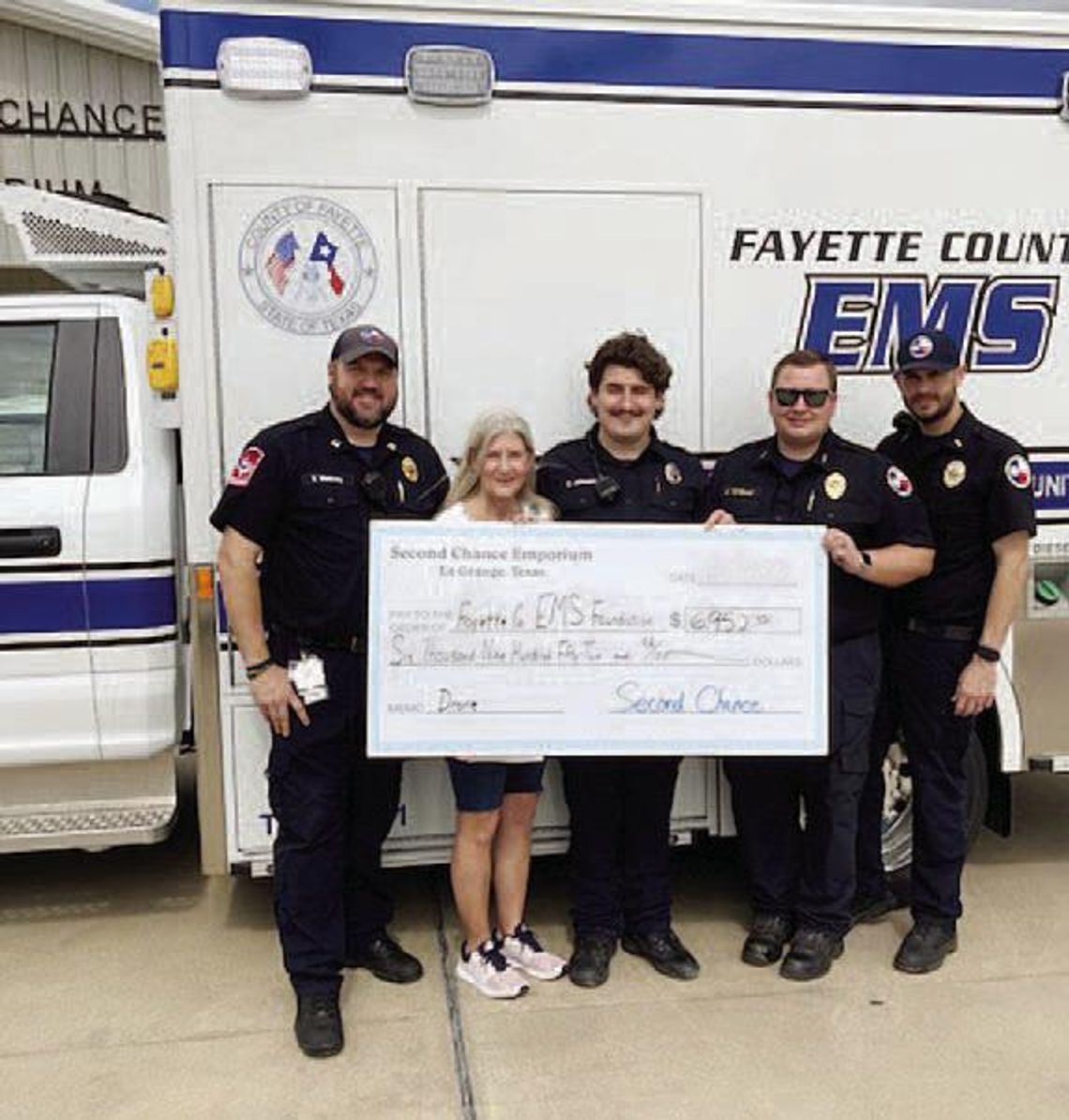 Fayette County EMS receives Second Chance donation