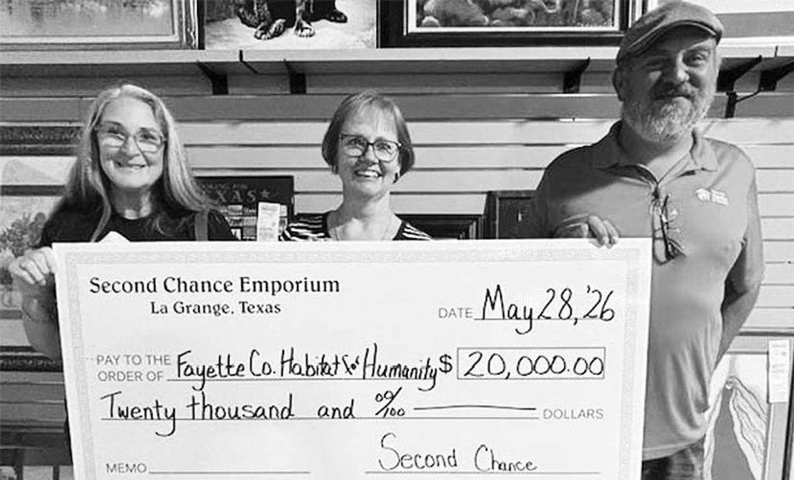 Fayette County Habitat for Humanity receives 20k
