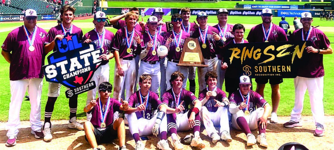 Fayetteville Lions UIL State 1A Baseball Champions!