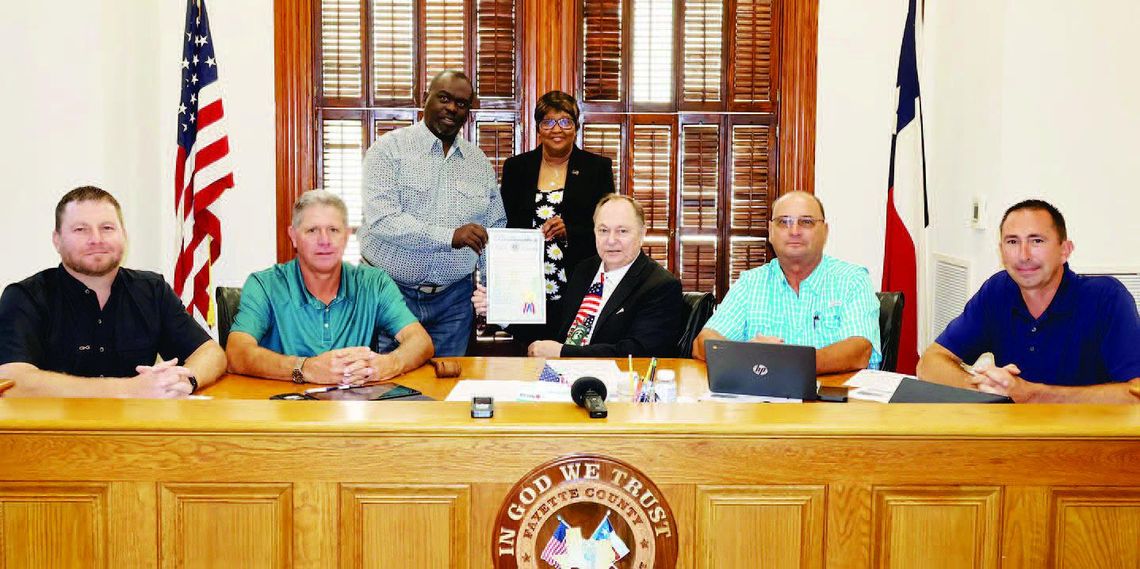 FC Commissioners Court signs proclamation