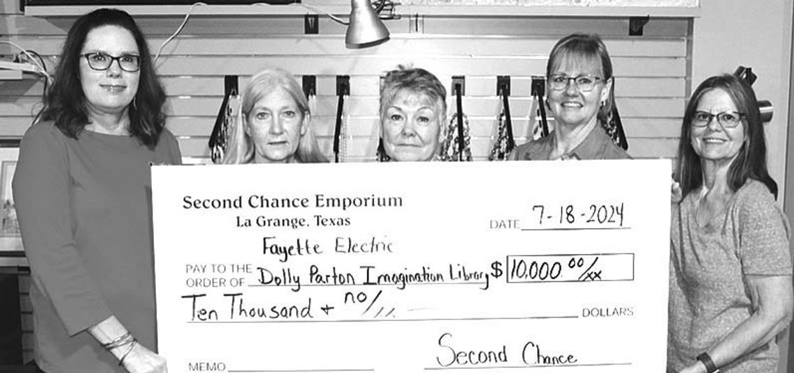 FEC Cooperative Charitable receives donation from Second Chance