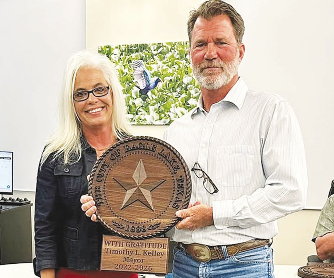 Former EL Mayor Tim Kelley recognized