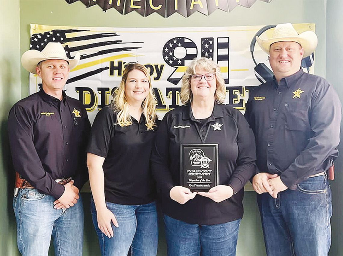 Geri Vandermark named CCSO 2026 Dispatcher of the Year