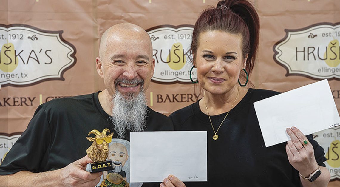 Hruska’s Kolache eating winners