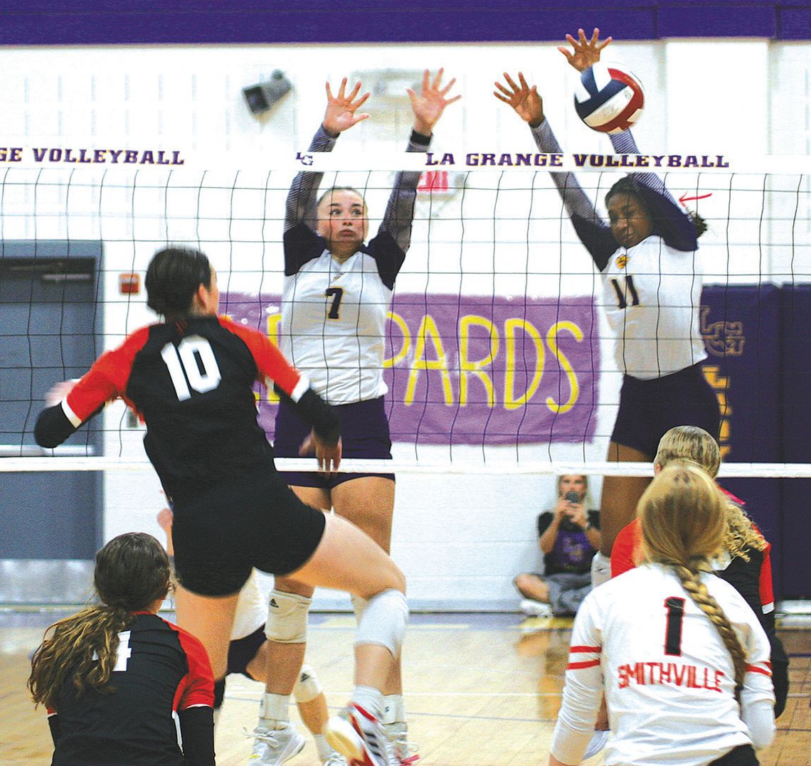 La Grange shuts out Smithville in volleyball