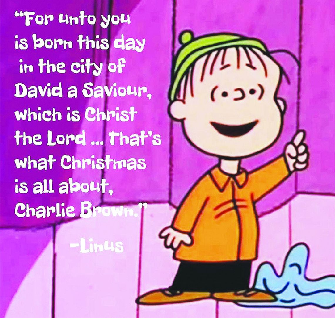 Linus never drops his blanket