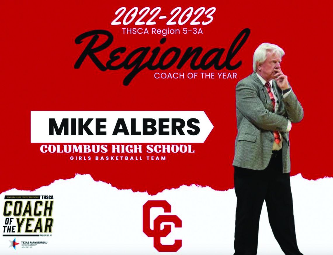 Mike Albers named THSCA Region 5-3A Coach of the Year