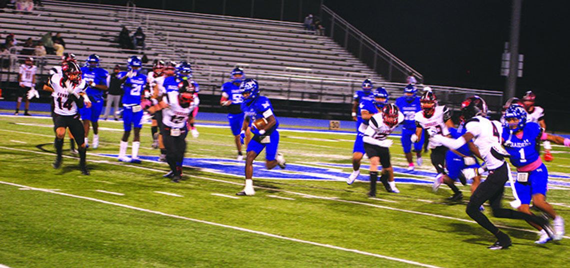 Rice football rallies late to defeat Brazos