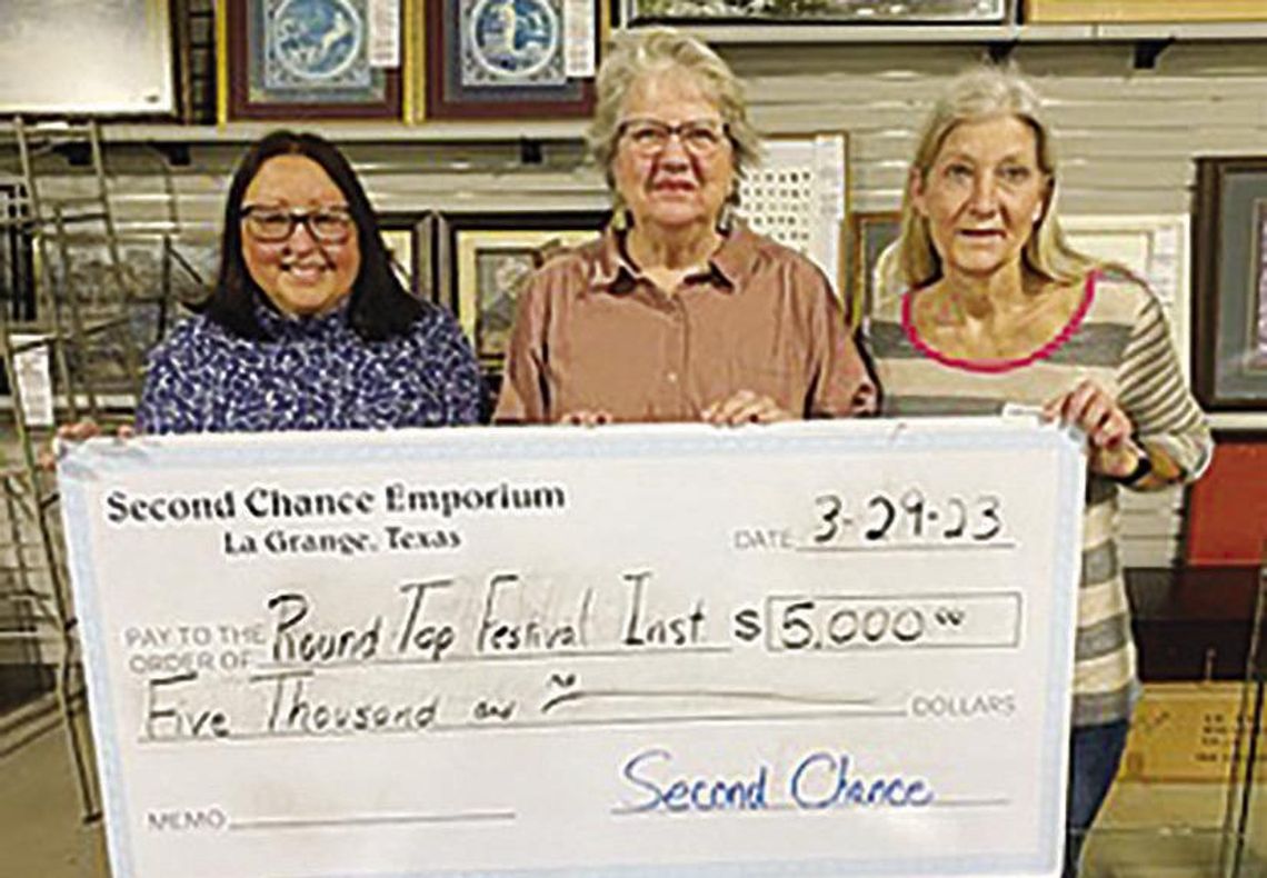 Round Top Festival Institute receives $5,000 donation