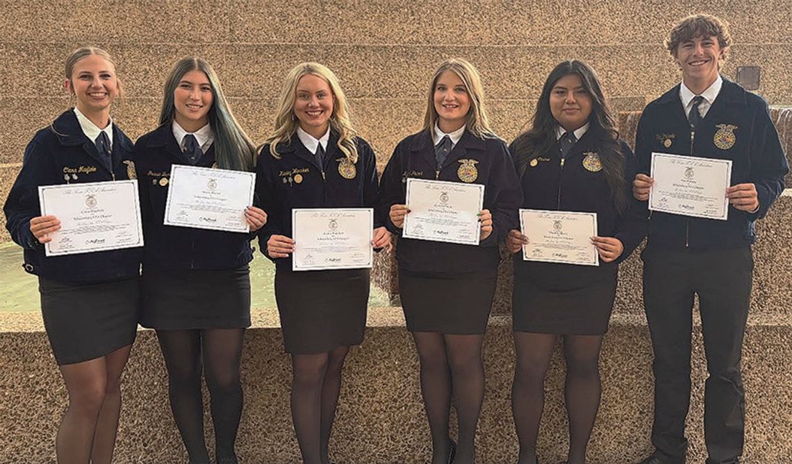 Schulenburg FFA students receive coveted Lone Star Degree