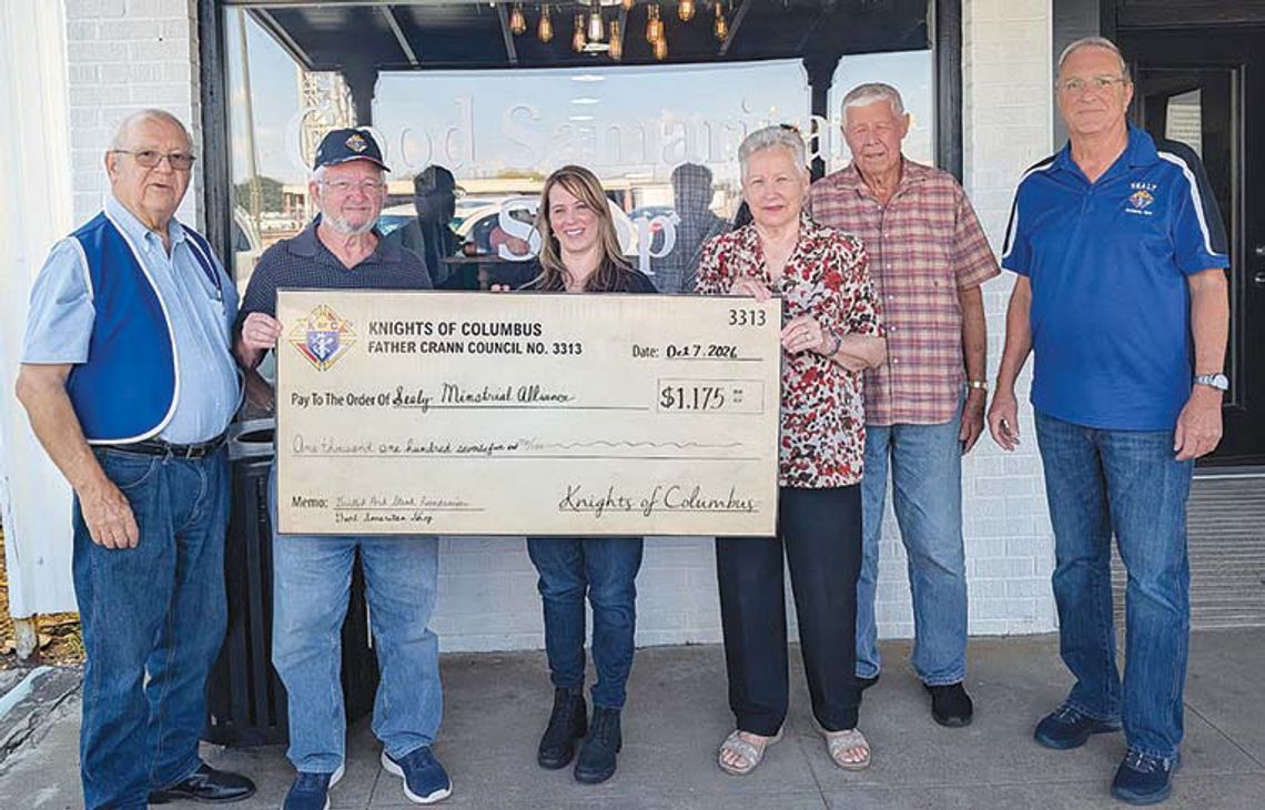 Sealy KCs donate to Sealy Ministerial Alliance Sealy KCs donate to Sealy Ministerial Alliance