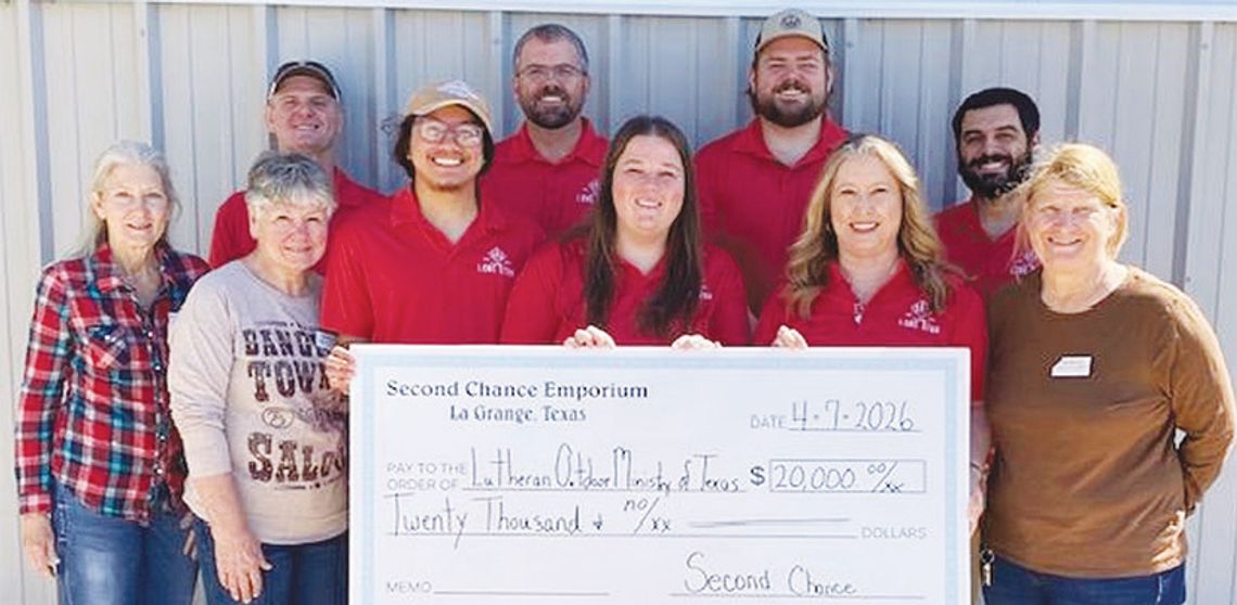 Second Chance Emporium donates to Camp Lone Star