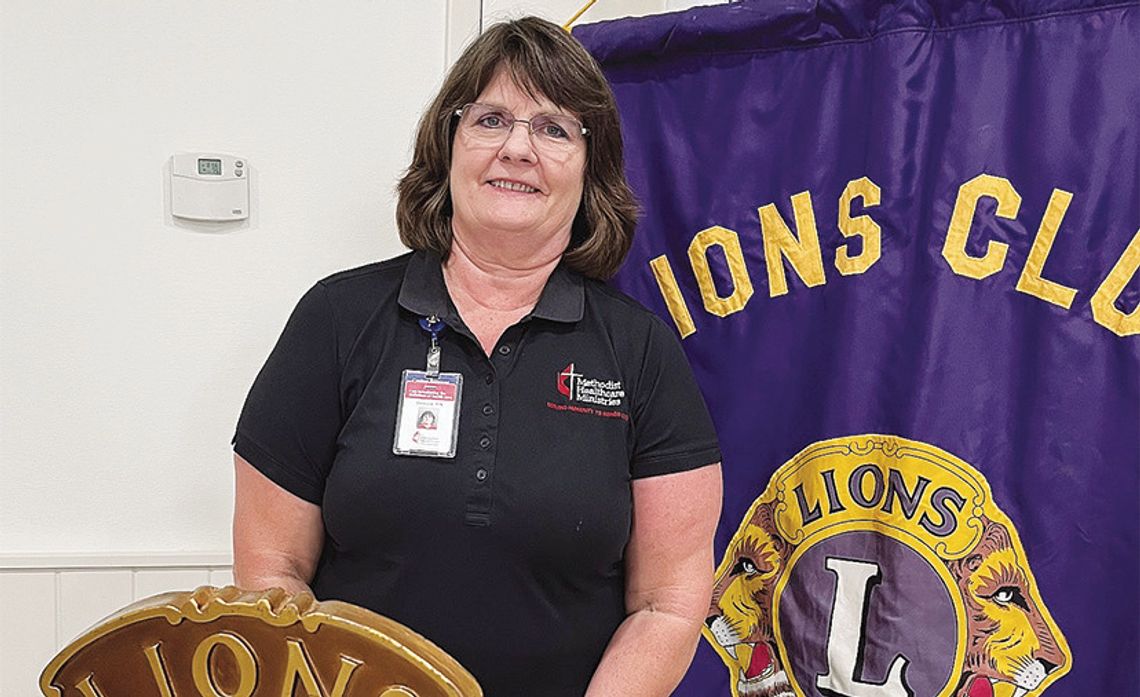 Shimek speaker at Eagle Lake Noon Lions Club