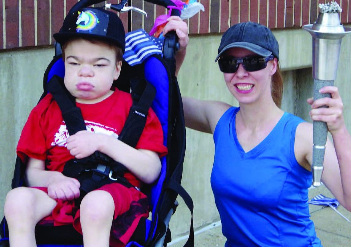 Special Olympics Law Enforcement Torch Run through Bellville