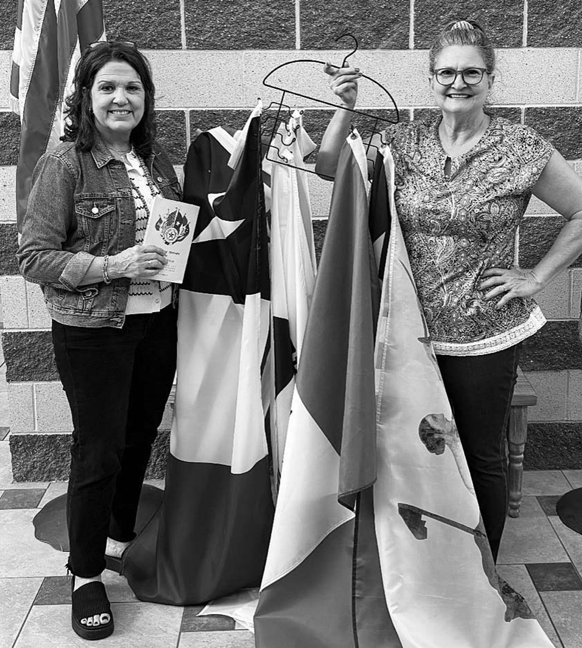 St. Anthony's 7th-grade studies Texas Revolutionary flags