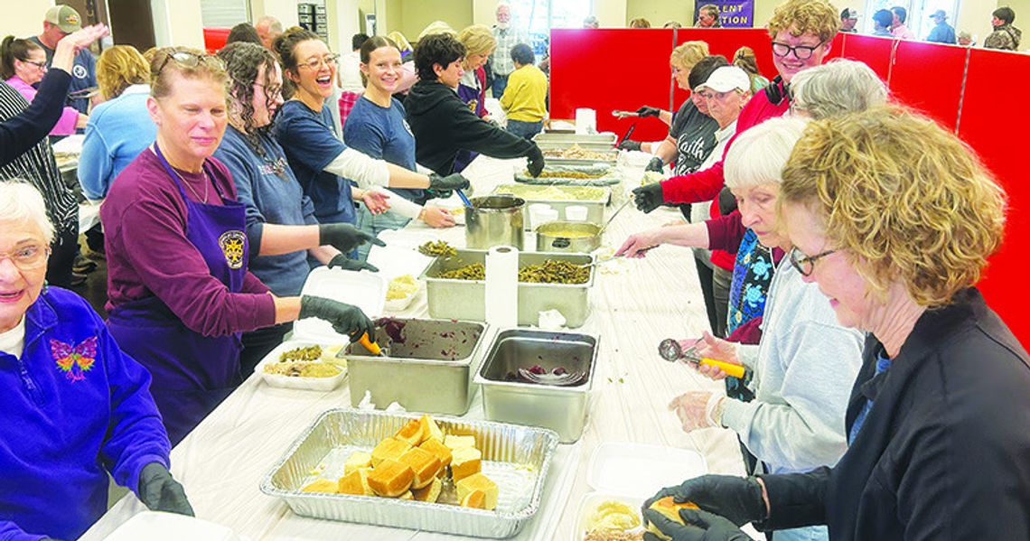 St. Roch CDA and KCs host turkey meal
