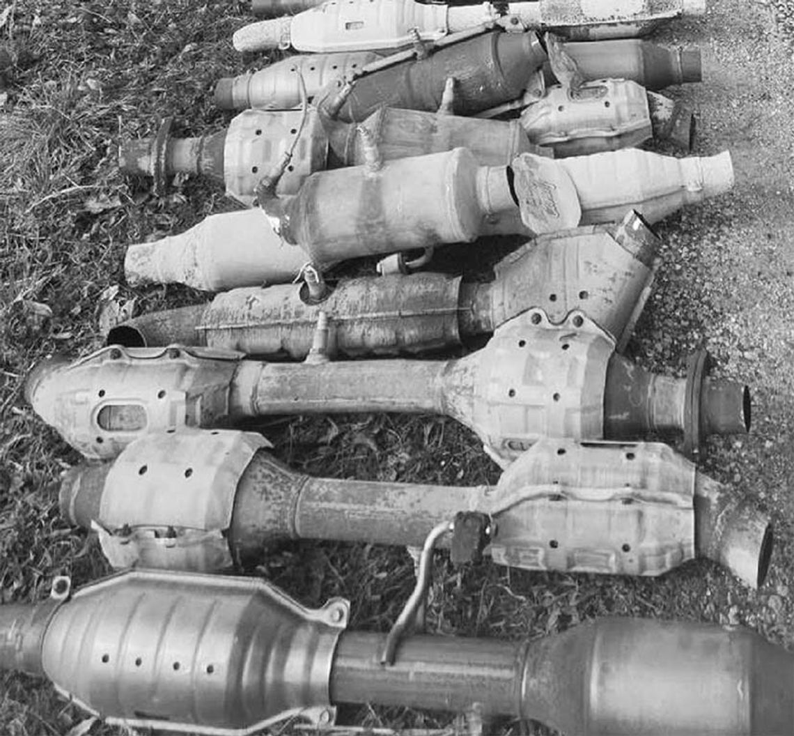Stolen catalytic converters recovered