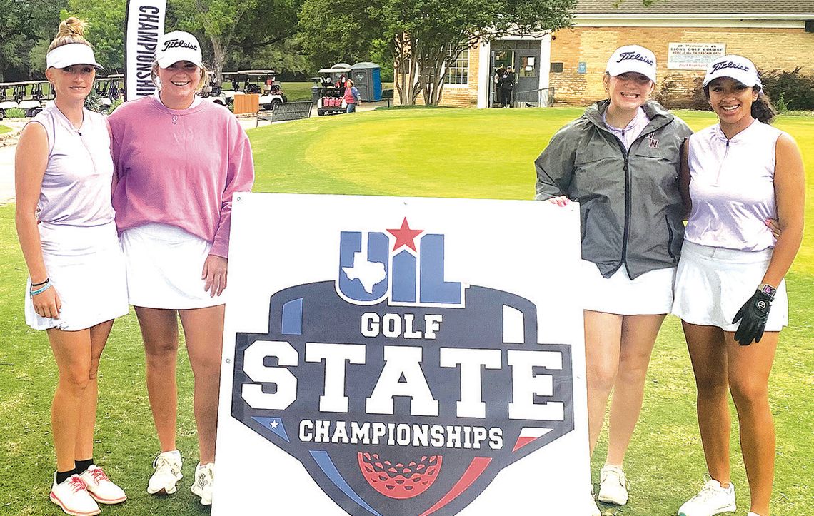 Weimar girl’s golf team ties for fifth place at UIL State Tournament