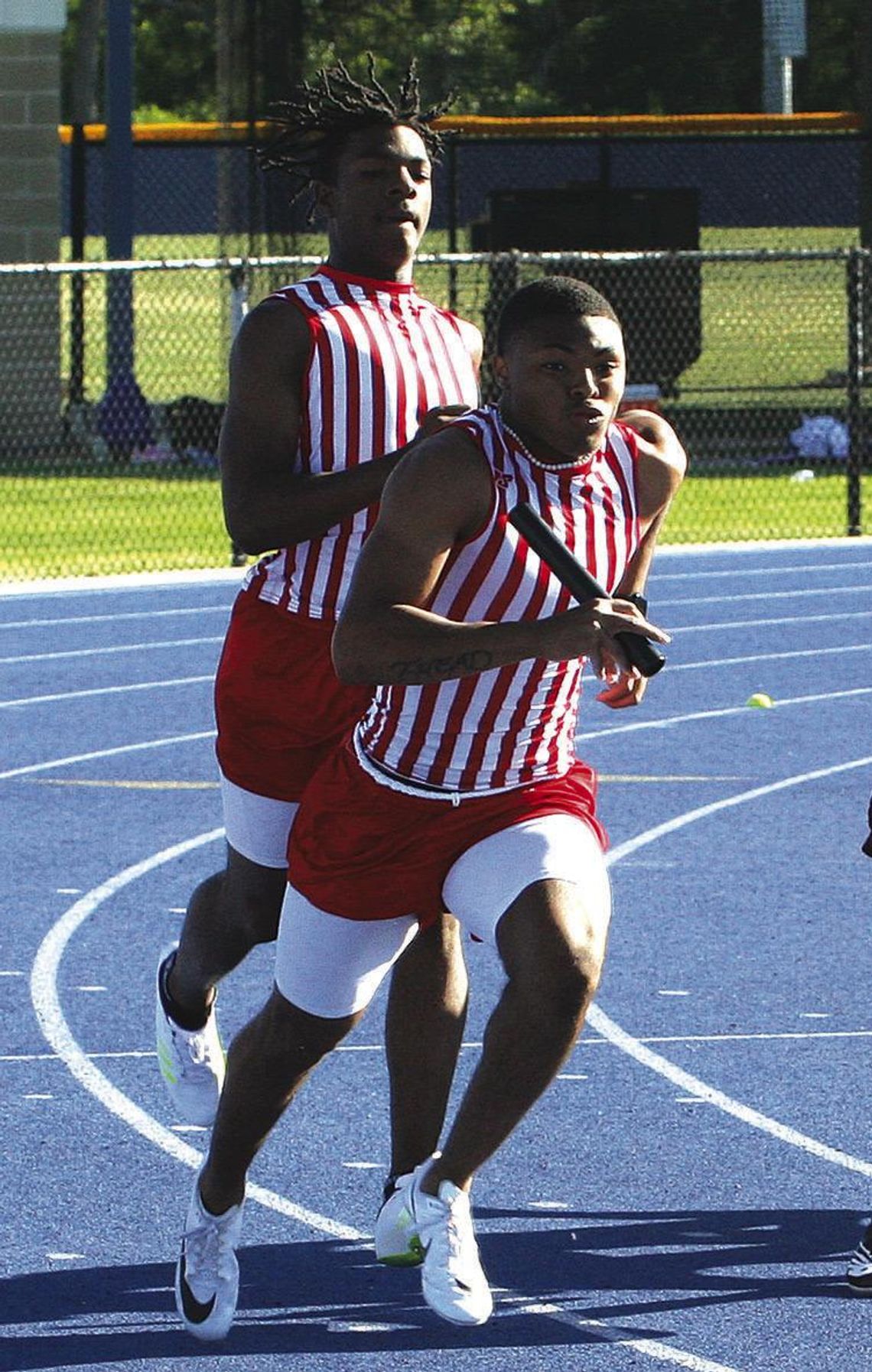 Whitehead from Columbus notches first in 100 meter dash